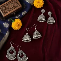 SZN Circular Jhumkas Earrings-picture-38