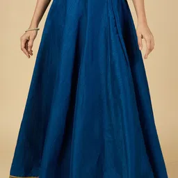 Studio Shringaar Gathered Maxi Flared Skirt-picture-28