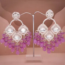 Anouk Women Gold-Plated Brass Drop Earrings-image-25