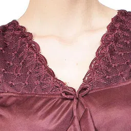 PHALIN Women Satin Night suits image 2