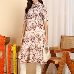 Moda Rapido Women Ethnic Motifs Printed A-line Calf Length Kurta-picture-37