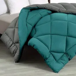 Doristyle Multi 500 GSM Checked Microfiber Double Bed Comforter image 3