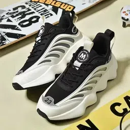 Air Italy Men Colourblocked Mesh Running Non-Marking Lace-Ups Sports Shoes-picture-15