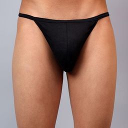 La Intimo Low-Rise G-String Thongs Briefs LXMUGS02BK-picture-20