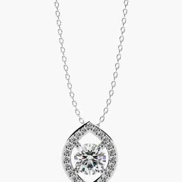 VALANOVA BIS Hallmark 14KT White Gold Diamond Pendant-1.23 g-image-79