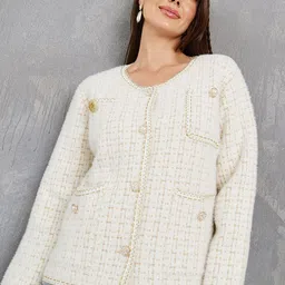 Styli Women Acrylic Tailored Jacket-picture-31