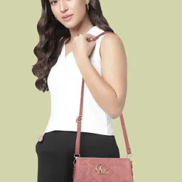 Alonzo Women Colourblocked Crossbody Sling Bag image 2