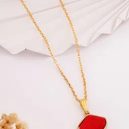 SZN Set Of 2 Gold-Plated Animal Shaped Pendent With Chain image 4