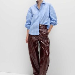 Marks & Spencer Women Textured High-Rise Regular Fit Trousers-picture-25