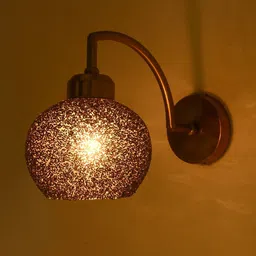 1ST TIME Black Printed Glass Traditional Cylinder Shaped Wall Lamp-image-25