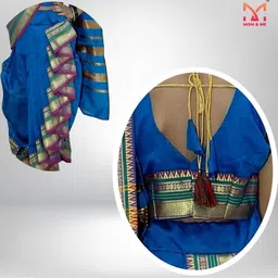 Mom and Me Girls Art Silk Sarees image 5