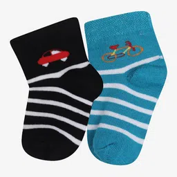 Bodycare Pack Of 2 Boys Patterned Ankle Length Socks-picture-18