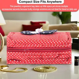 HOMESTIC Red Set of 1 Regular Jewellery Organiser Organisers image 4