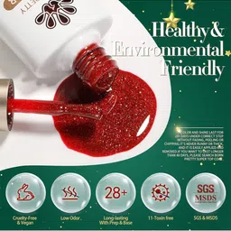 BORN PRETTY Wonderful Christmas Fall Winter Color Gel Nail Polish - 10 ml - Shade -  MR06 image 4