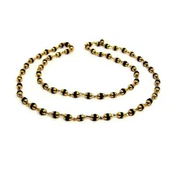 Divine souvenirs Unisex Gold-Plated Artificial Beaded Minimal Chain-picture-25