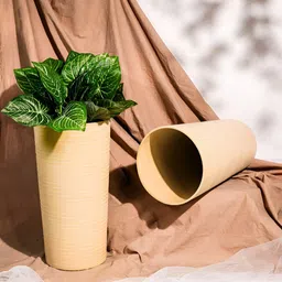 Art Street Beige 2 Pieces Textured Planters image 5