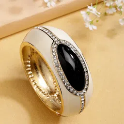Shine N Sober Artificial Stones Studded Bangle-Style Bracelet-picture-40
