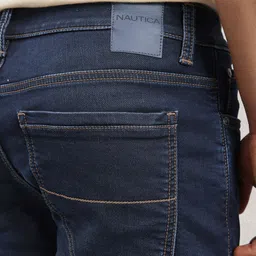 Nautica Men Straight Fit Heavy Fade Stretchable Jeans image 4