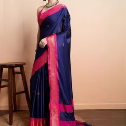 AVANTIKA FASHION Ethnic Motifs Woven Design Zari Kanjeevaram Saree image 3