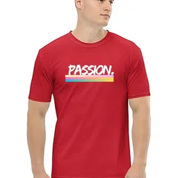 Moda Rapido Typography Printed Round Neck Cotton T-shirt-picture-19