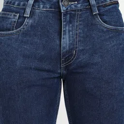 MEGHZ Men Micheal Slim Fit Light Fade Stretchable Jeans image 2