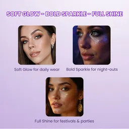 Shopaarel Lustrous Touch 3D Glitter -Golden Hour image 4