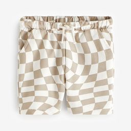 NEXT Boys Checkerboard Pure Cotton Jersey Shorts-picture-40