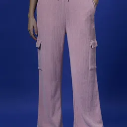 Pepe Jeans Women Loose Fit Mid-Rise Trousers-image-4