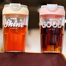 YK Pink & Yellow 2 Piece Tumbler With Straw- 480ML-picture-6