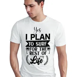 Seekbuylove Men Bio Finish Typography Printed Pure Cotton T-shirt-picture-36