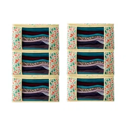 INNWYN Cream-Coloured Set of 6 Crack Resistant Multi-Utility Organisers-picture-42