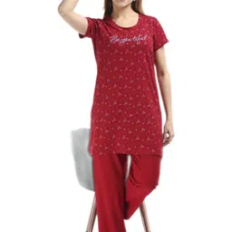 E-MAX Women Printed Night suit-image-72