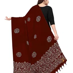 Vicharan Batik Printed Cotton Dupatta image 3