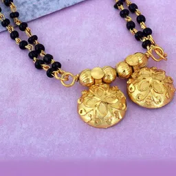 Missmister Women Gold-Plated Brass Mangalsutra-picture-22