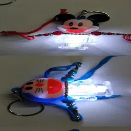 Vrinde Boys Pack of 2 Cartoon Character Light Rakhi image 2