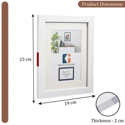 Kuber Industries White 6 Pieces Wall Photo Frames image 5