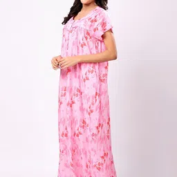 CHUI MUI Printed Maxi Nightdress image 3