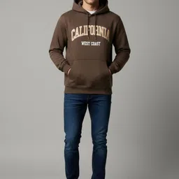 SZN Men Printed Hooded Sweatshirt image 2