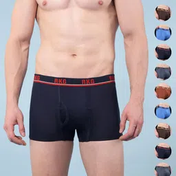 RKG Men Pack Of 10 Assorted Mid Rise Trunk-picture-45