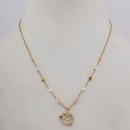SZN Brass Gold-Plated Necklace image 2