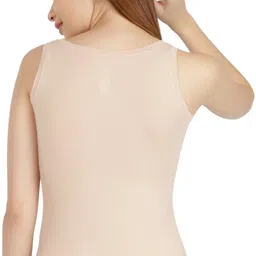 attwact Women Beige Tank Top/Vest image 2