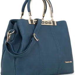 women marks Women Blue Hand-held Bag - Mini-picture-14