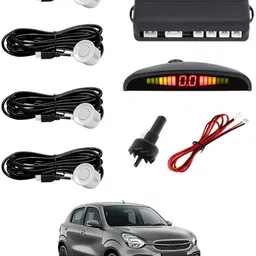 msnp 4Pcs White Reverse Parking Sound Warning sensor for car Protection-55 Universal White Reverse Assistance Praking Sensor for car-55 Parking Sensor image 1