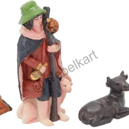 webelkart Premium Christmas X-Mass Nativity/Crib/Kudil/Jesus Born Figurines Set Decorative Showpiece - 15 cm image 4