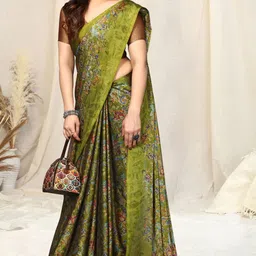 mirchi fashion Printed Daily Wear Chiffon, Georgette Saree-picture-21