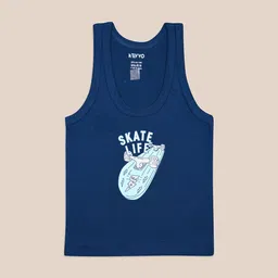 Revvo Junior Boys Pack Of 6 Pure Cotton Basic Vests RJV-115 image 4