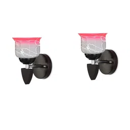 SOMIL Pink Glass Cylinder Wall Lamps-picture-11