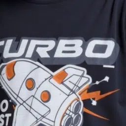 Tiny Toonzzz Boys Printed Applique T-shirt image 2