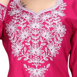 PU FASHION Chikankari Embroidered Long Kurta image 3