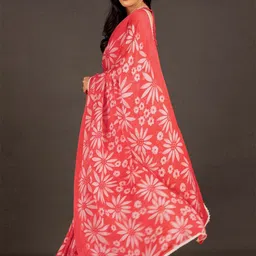 KALINI Floral Chiffon Saree image 3